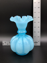 Load image into Gallery viewer, Fenton Pale Blue Melon Vase
