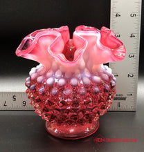 Load image into Gallery viewer, Fenton Cranberry Hobnail Bowl
