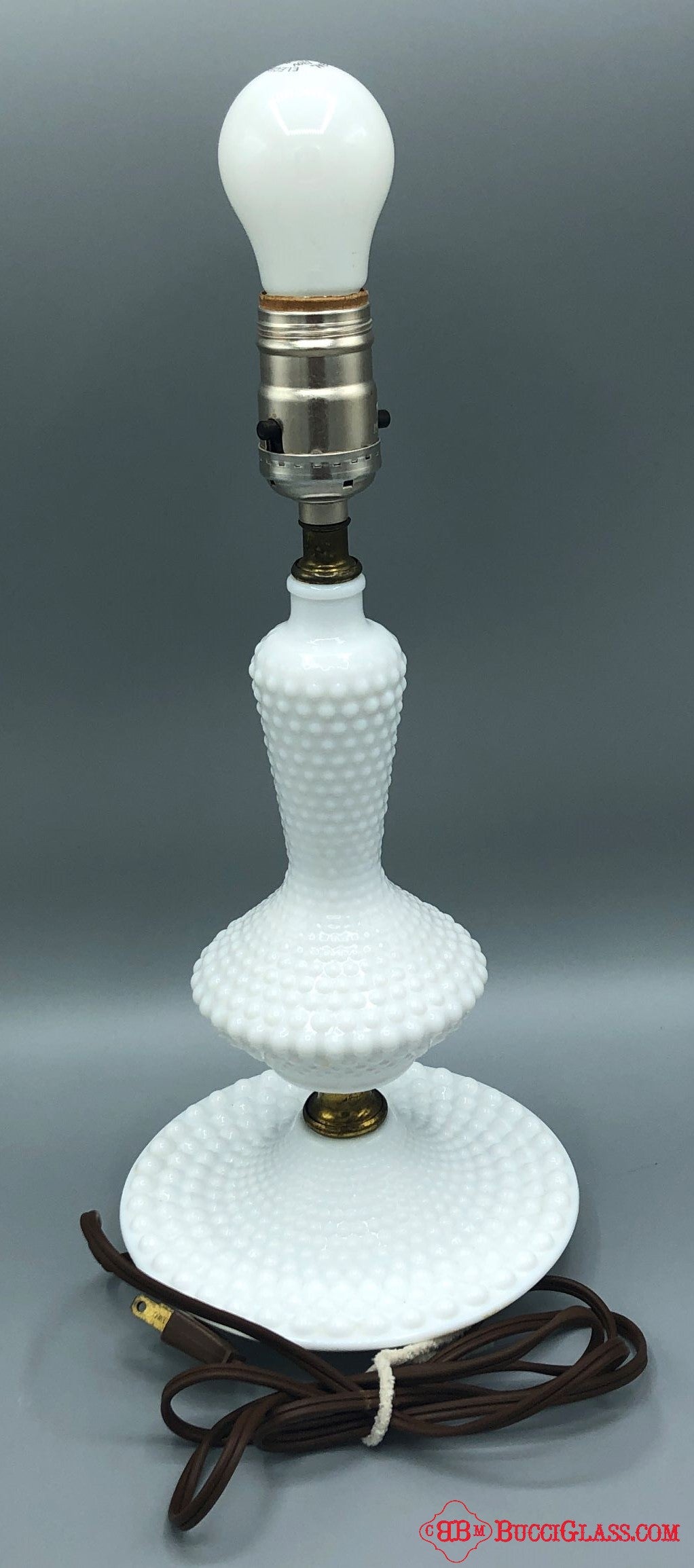 Hobnail Lamp