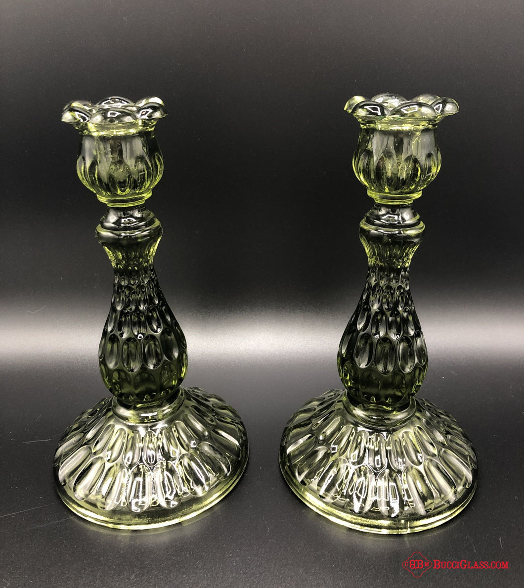 Fenton Candle Holders Set