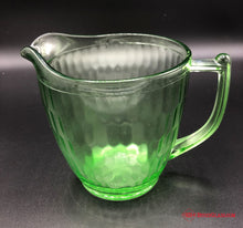 Load image into Gallery viewer, Uranium Glass Batter Pitcher
