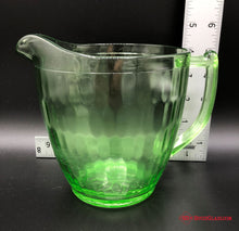 Load image into Gallery viewer, Uranium Glass Batter Pitcher
