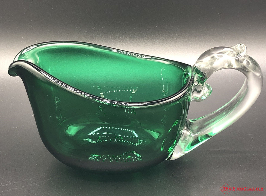 Emerald Gravy Boat