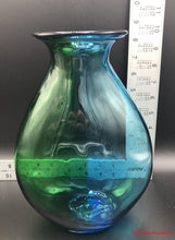 Load image into Gallery viewer, Blue &amp; Green Art Vase
