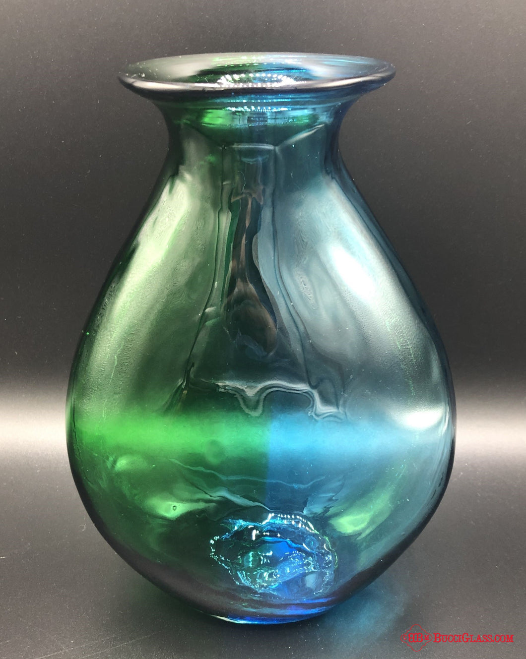 Blue & Green Art Vase