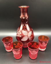 Load image into Gallery viewer, Bohemian Decanter with Glasses Set
