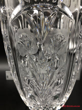 Load image into Gallery viewer, Crystal Etched Vase
