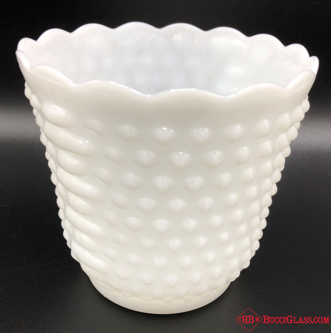 Milk Glass Planter