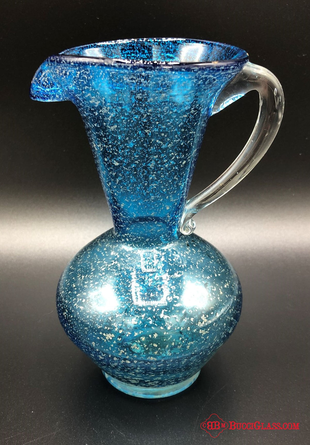 Blown Teal Vase