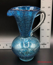 Load image into Gallery viewer, Blown Teal Vase
