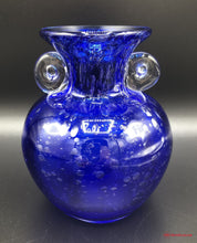 Load image into Gallery viewer, Cobalt Art Glass Vase
