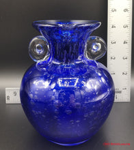 Load image into Gallery viewer, Cobalt Art Glass Vase
