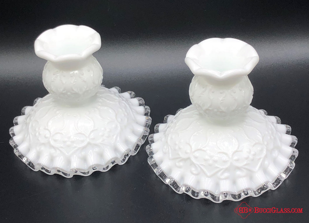 Fenton Candle Holders