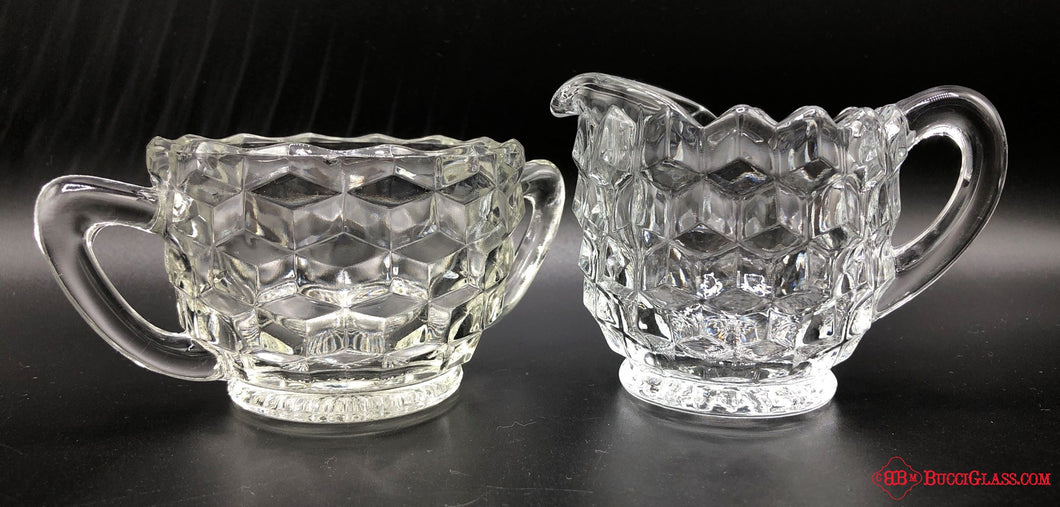 Fostoria Sugar & Creamer Set