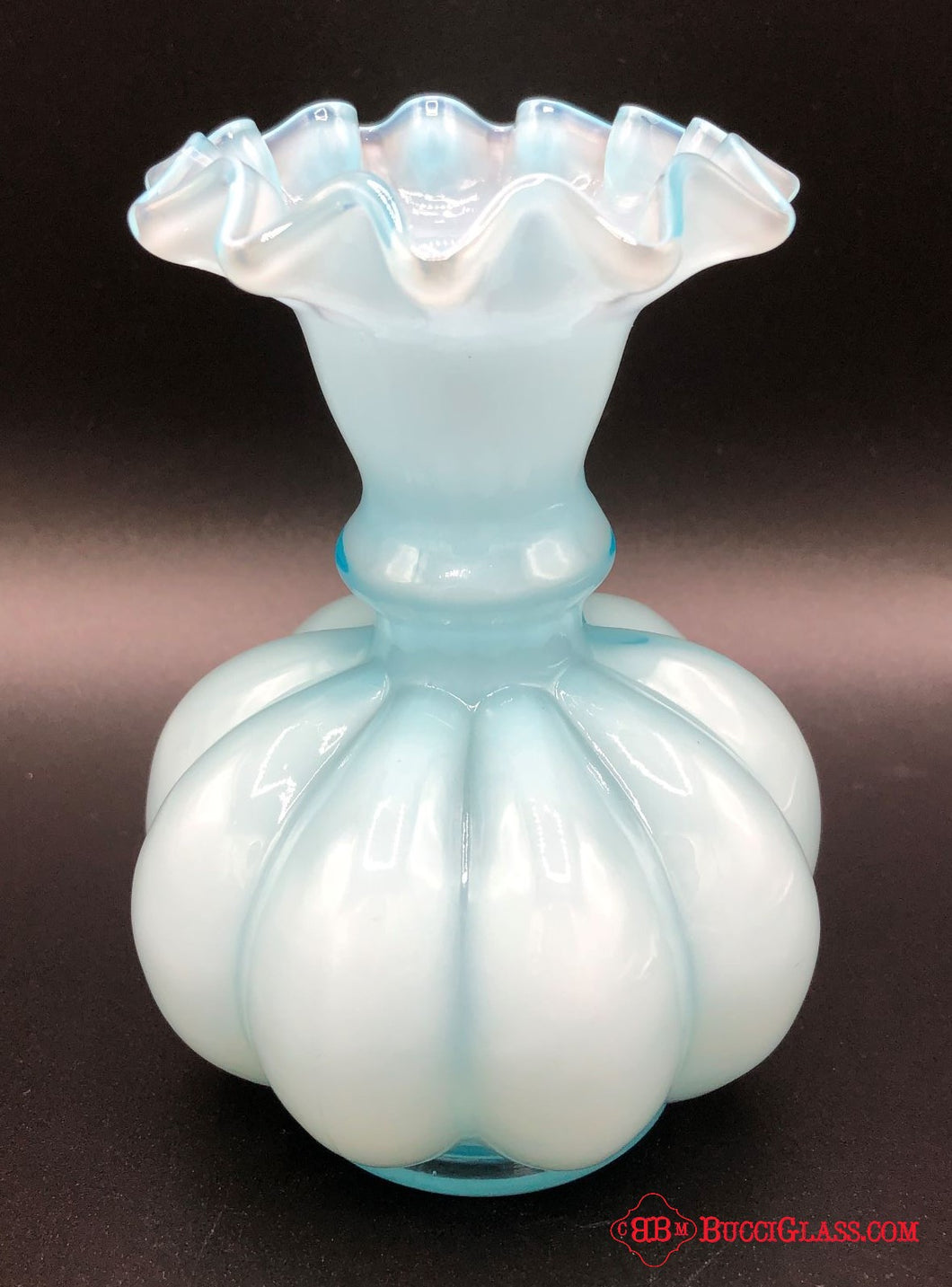 Fenton Melon Vase