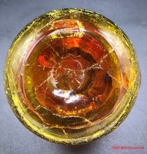 Load image into Gallery viewer, Amberina Crackle Glass Pitcher
