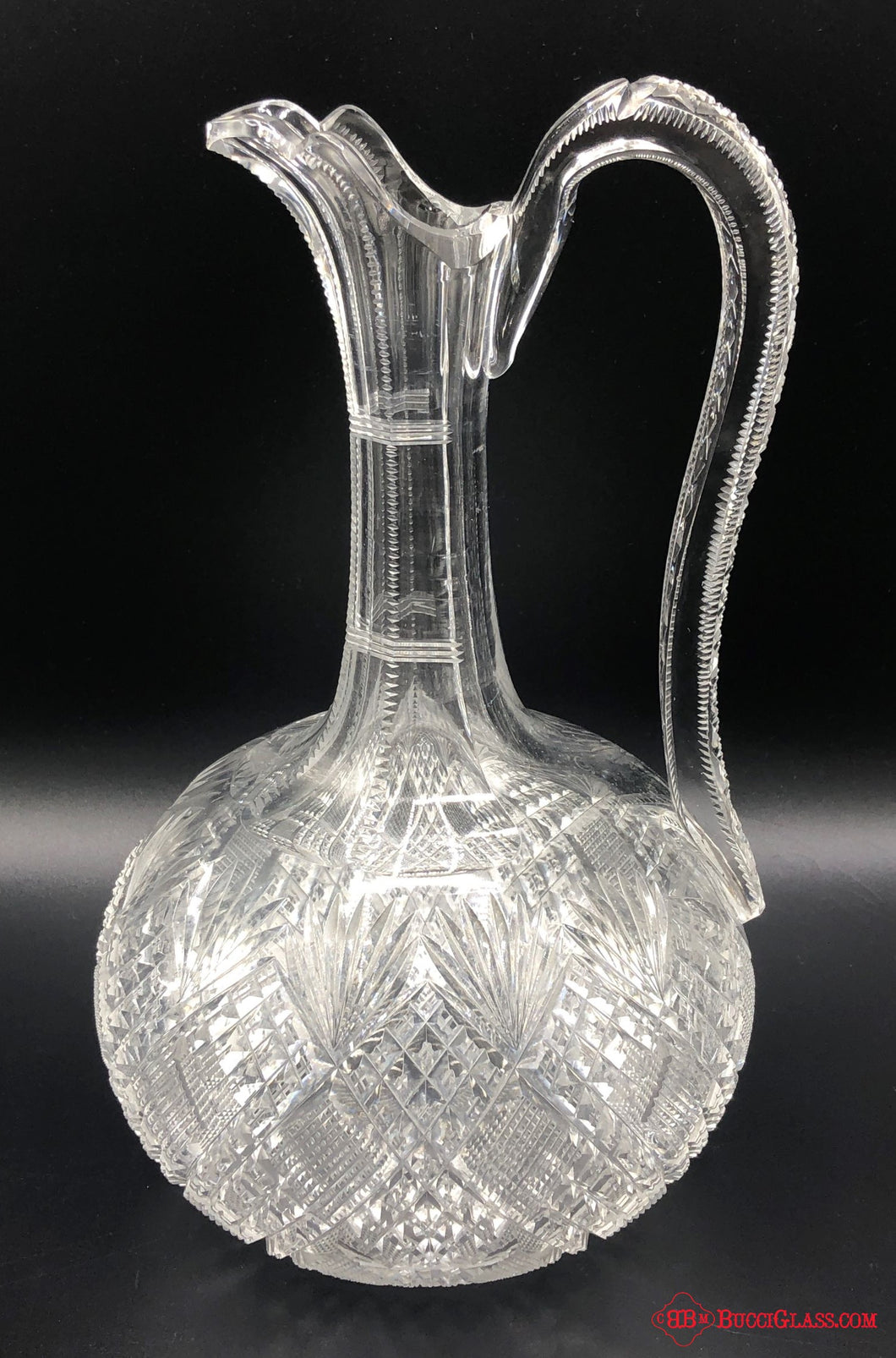 American Brilliant Cut Pitcher