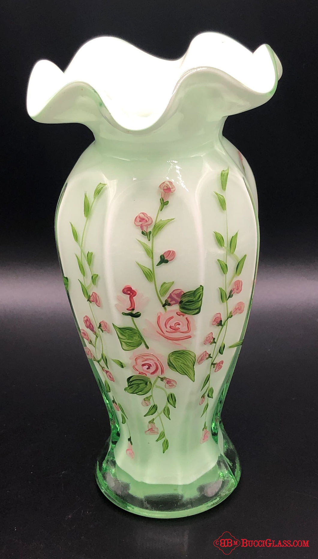 Fenton Cased Vase