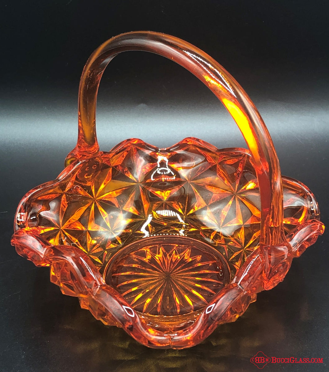 Fenton Tangerine Basket