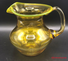 Load image into Gallery viewer, Amber Glass Pitcher
