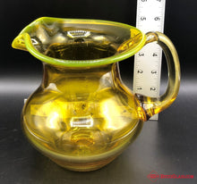 Load image into Gallery viewer, Amber Glass Pitcher
