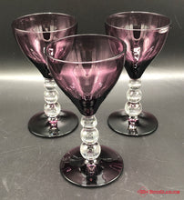 Load image into Gallery viewer, Candlewick Amethyst Cordial Glasses
