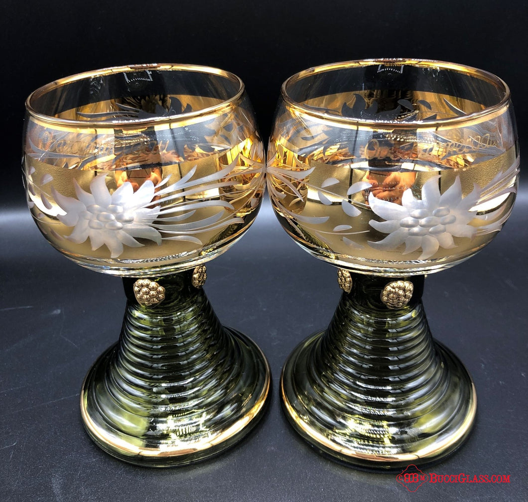 Bohemian Roemer Cordial Glasses