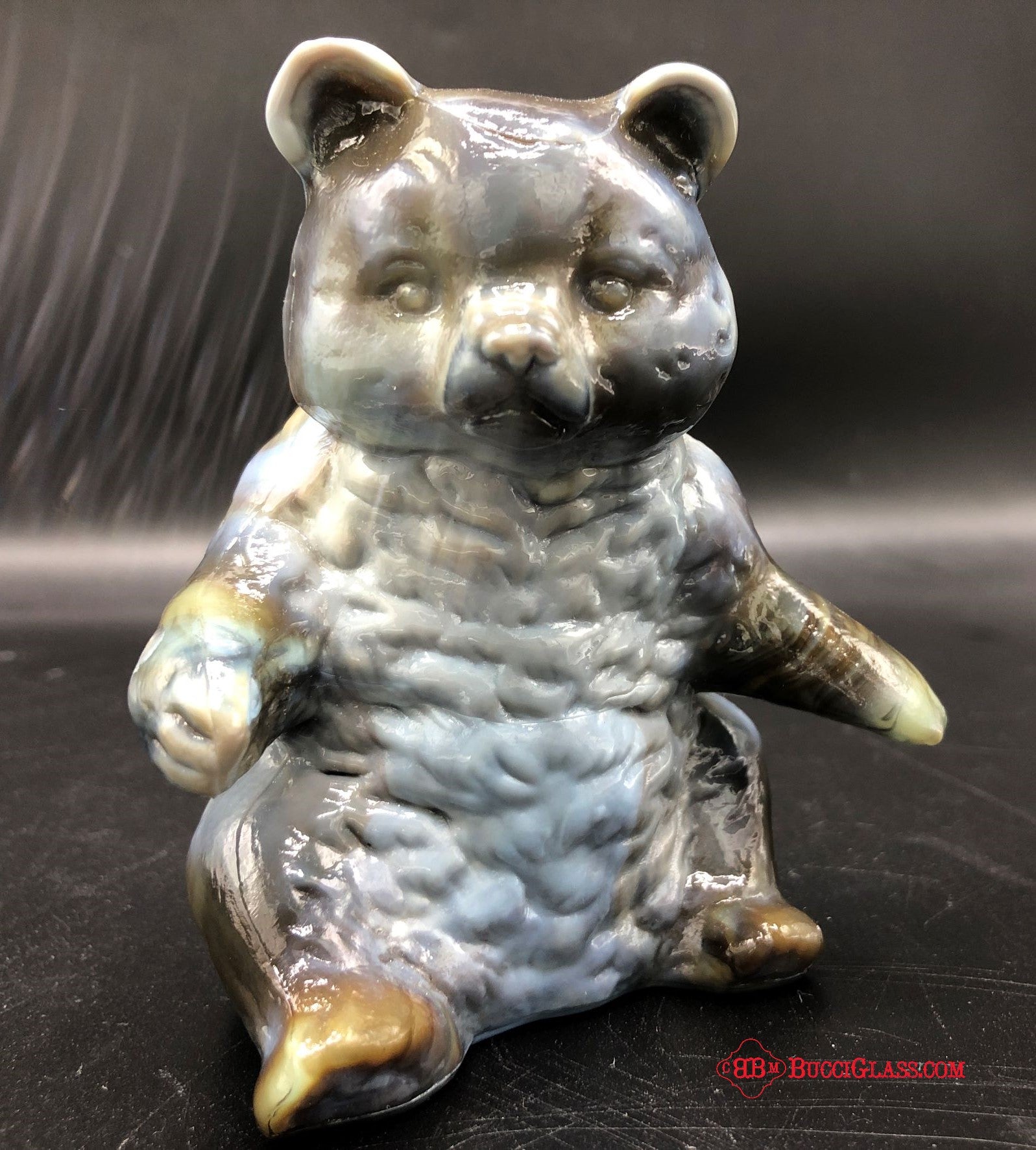 Mosser Slag Glass Bear – Bucci Glass