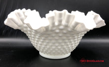 Load image into Gallery viewer, Fenton Milk Glass Hobnail Bowl
