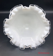 Load image into Gallery viewer, Milk Glass Ruffled Dish
