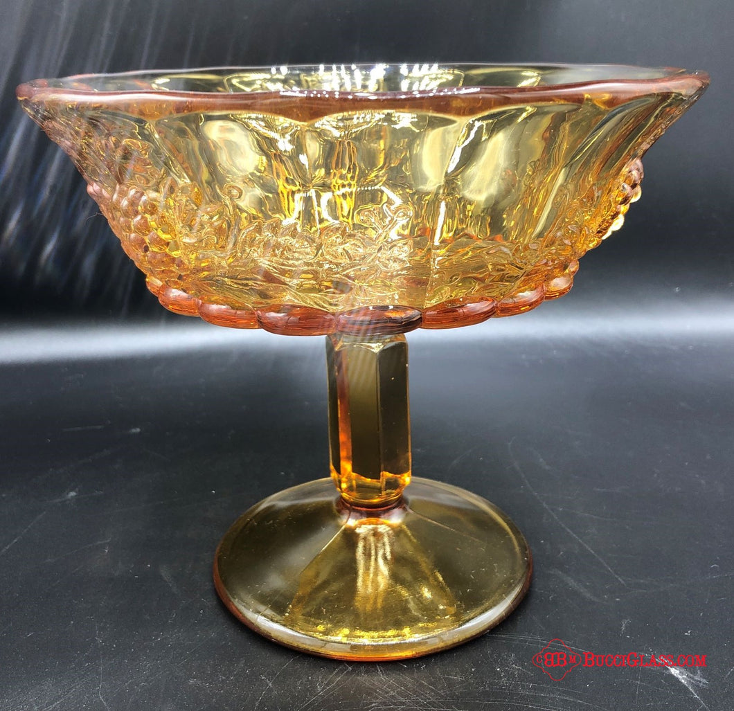 Amber Pedestal Dish